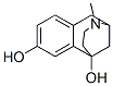 2,6-Methano-3-benzazocine-6,8(1H)-diol, 2,3,4,5-tetrahydro-3-methyl- (9CI) Struktur