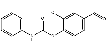 4-FORMYL-2-METHOXYPHENYL PHENYLCARBAMATE Struktur