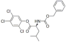 N-[(Benzyloxy)carbonyl]-L-leucine 2,4,5-trichlorophenyl ester Struktur