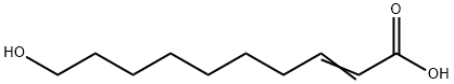 10-Hydroxy-2-decenoic acid Structure