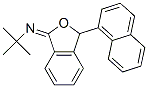 2-Propanamine,  2-methyl-N-[3-(1-naphthalenyl)-1(3H)-isobenzofuranylidene]- Struktur