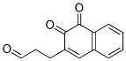 2-Naphthalenepropanal, 3,4-dihydro-3,4-dioxo- (9CI) Struktur