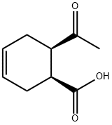 3-Cyclohexene-1-carboxylic acid, 6-acetyl-, (1S,6R)- (9CI) Struktur