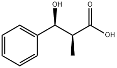 (2S,3S)-3-Hydroxy-2-methyl-3-phenylpropanoic acid Struktur