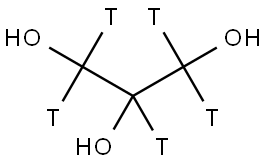 GLYCEROL-1,2,3-3H Struktur