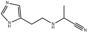 Propanenitrile,  2-[[2-(1H-imidazol-4-yl)ethyl]amino]-  (9CI) Struktur