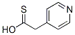 4-Pyridineethanethioicacid(9CI) Struktur