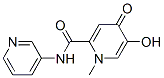 2-Pyridinecarboxamide,1,4-dihydro-5-hydroxy-1-methyl-4-oxo-N-3-pyridinyl- Struktur