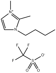 1-BUTYL-2,3-DIMETHYLIMIDAZOLIUM TRIFLUOROMETHANESULFONATE Structure