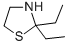 2,2-diethylthiazolidine  Struktur