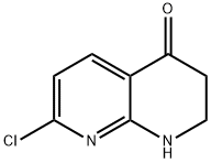 7-CHLORO-2,3-DIHYDRO-1,8-NAPHTHYRIDIN-4(1H)-ONE Struktur