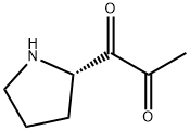 1,2-Propanedione, 1-(2-pyrrolidinyl)-, (S)- (9CI) Struktur