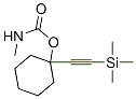 N-Methylcarbamic acid 1-(trimethylsilylethynyl)cyclohexyl ester Struktur