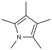 1,2,3,4,5-pentamethyl-1H-pyrrole Struktur