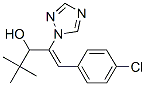 1H-1,2,4-Triazole-1-ethanol, beta-((4-chlorophenyl)methylene)-alpha-(1 ,1-dimethylethyl)-, (Z)- Struktur