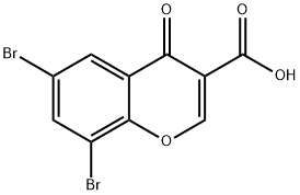 6,8-DIBROMO-3-FORMYLCHROMONE Struktur