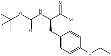 BOC-D-TYR(ET)-OH Struktur