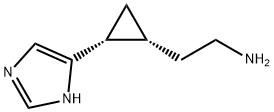 Cyclopropaneethanamine, 2-(1H-imidazol-4-yl)-, (1R,2R)- (9CI) Struktur