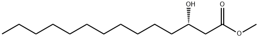 (S)-3-Hydroxy Myristic Acid Methyl Ester Struktur