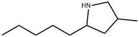 Pyrrolidine, 4-methyl-2-pentyl- (9CI) Struktur