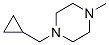 Piperazine, 1-(cyclopropylmethyl)-4-methyl- (9CI) Struktur