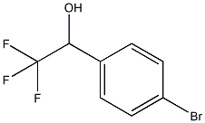 1-(4-broMophenyl)-2,2,2-trifluoroethanol Struktur