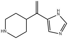 Piperidine,  4-[1-(1H-imidazol-4-yl)ethenyl]-  (9CI) Struktur