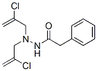 N',N'-Bis(2-chloro-2-propenyl)-2-phenylacetohydrazide Struktur