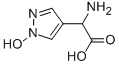 1H-Pyrazole-4-acetic acid, alpha-amino-1-hydroxy- (9CI) Struktur