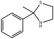 2-Methyl-2-phenylthiazolidine Struktur