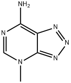 4H-1,2,3-Triazolo(4,5-d)pyrimidin-7-amine, 4-methyl- Struktur