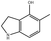 1H-Indol-4-ol, 2,3-dihydro-5-methyl- (9CI) Struktur