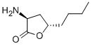 2(3H)-Furanone, 3-amino-5-butyldihydro-, (3S,5S)- (9CI) Struktur