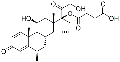 methylprednisolone 17-hemisuccinate Struktur