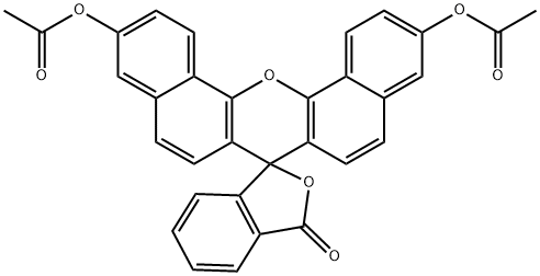 NAPHTHOFLUORESCEIN DIACETATE Struktur