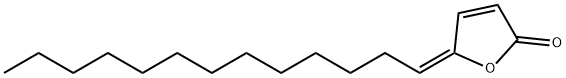 (E)-5-tridecylidenefuran-2(5H)-one Struktur