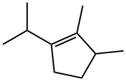 1-Isopropyl-2,3-dimethyl-1-cyclopentene Struktur