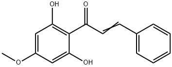 2',6'-dihydroxy-4'-methoxychalcone          Struktur