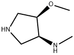 3-Pyrrolidinamine,4-methoxy-N-methyl-,(3S-cis)-(9CI) Struktur