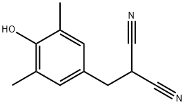 Propanedinitrile, [(4-hydroxy-3,5-dimethylphenyl)methyl]- (9CI) Struktur