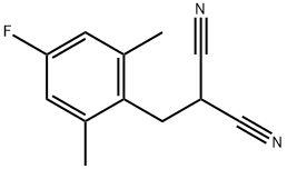 Propanedinitrile, [(4-fluoro-2,6-dimethylphenyl)methyl]- (9CI) Struktur