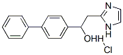 alpha-(1-Imidazolylmethyl)-4-biphenylmethanol hydrochloride Struktur