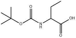 BOC-DL-2-AMINOBUTYRIC ACID Struktur