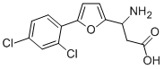 3-AMINO-3-[5-(2,4-DICHLOROPHENYL)-FURAN-2-YL]-PROPIONIC ACID Struktur