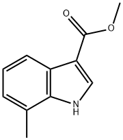 7-methyl-1h-indole-3-carbpxylic acid methyl ester Struktur