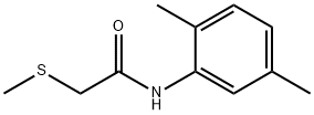 Acetamide, N-(2,5-dimethylphenyl)-2-(methylthio)- (9CI) Struktur