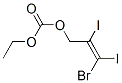 1-BROMO-3-ETHOXYCARBONYLOXY-1-2-DIIODO-1-PROPENE Struktur