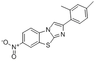 2-(2,4-DIMETHYLPHENYL)-7-NITROIMIDAZO[2,1-B]BENZOTHIAZOLE Struktur