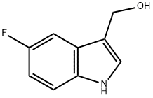 1H-Indole-3-methanol,5-fluoro-(9CI) Struktur