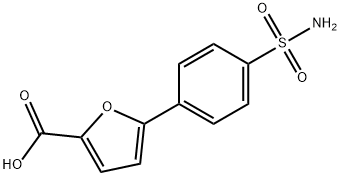 5-(4-Aminosulfonylphenyl)-furan-2-carboxylic acid Struktur